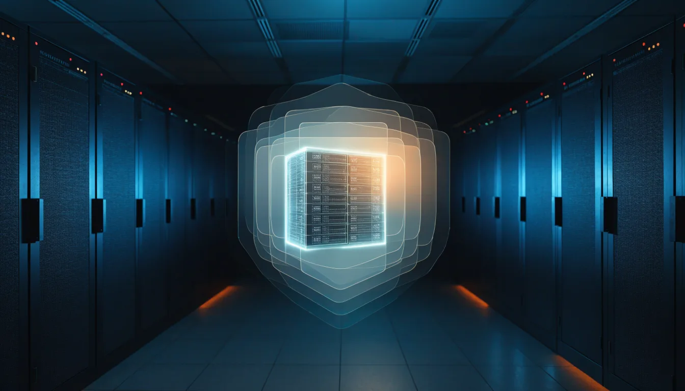 Máy chủ VPS được bảo vệ bằng các lớp bảo mật trong trung tâm dữ liệu