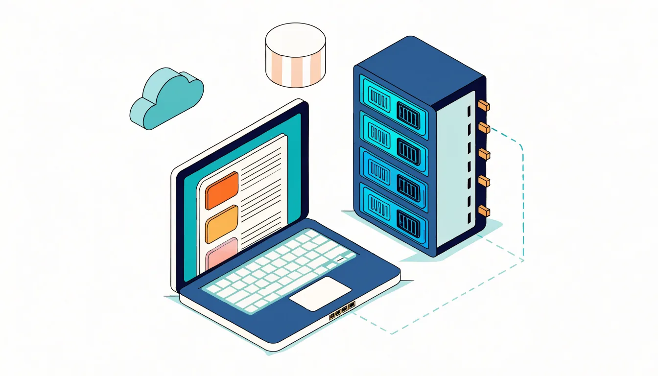 Minh họa website WordPress được triển khai trên máy chủ VPS